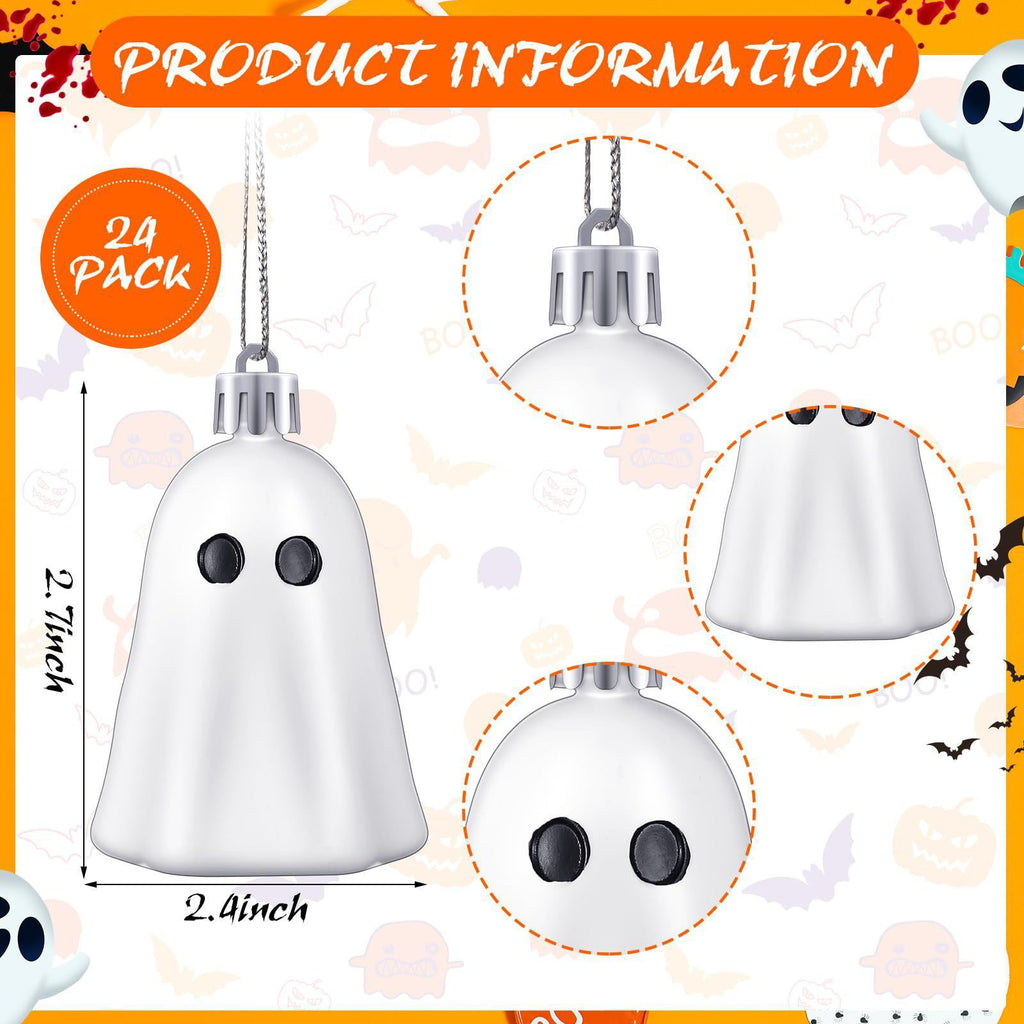 Hanging Halloween Ghost Decorations – LED Floating Spirit Ornaments for Indoor & Outdoor Décor